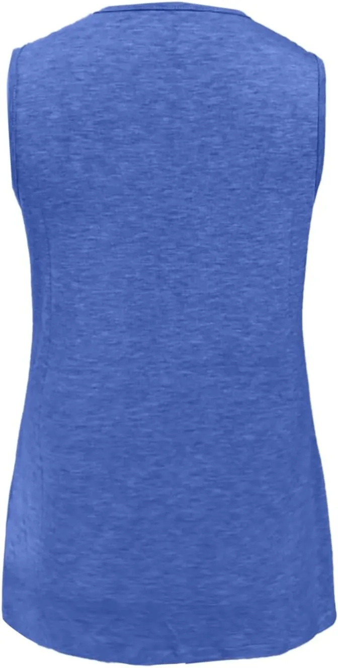 Womens Tank Tops 2025 Comfy T-Shirts Dressy Sleeveless V Neck Summer Loose Tank Top Beach Vacation Shirts